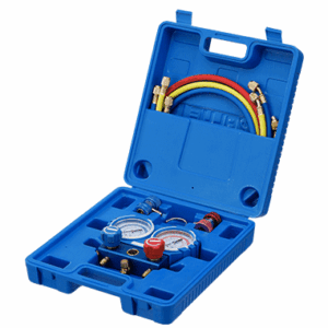 VALUE Manifold Gauge R410a Gas VMG-2-R410A-B Blow Case