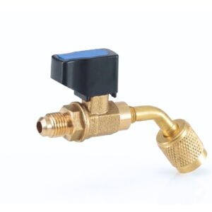 Value Brass Ball Valve with 90° Elbow